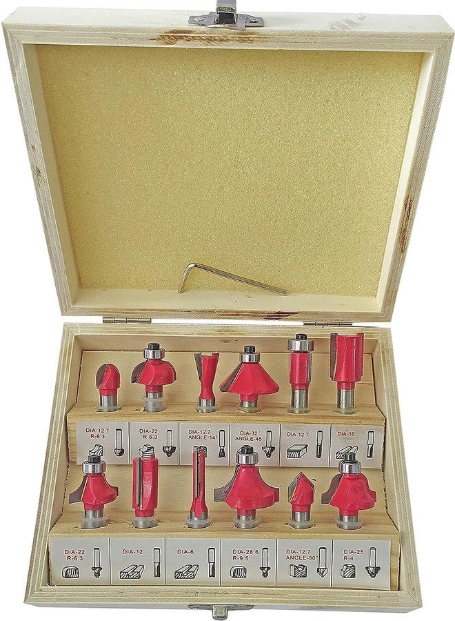 Inditrust مجموعة رؤوس التوجيه الدوارة الجديدة والفريدة من نوعها من إنديتراست، مقاس 8 مم، مكونة من 12 قطعة (12 رأسًا). - Image 1